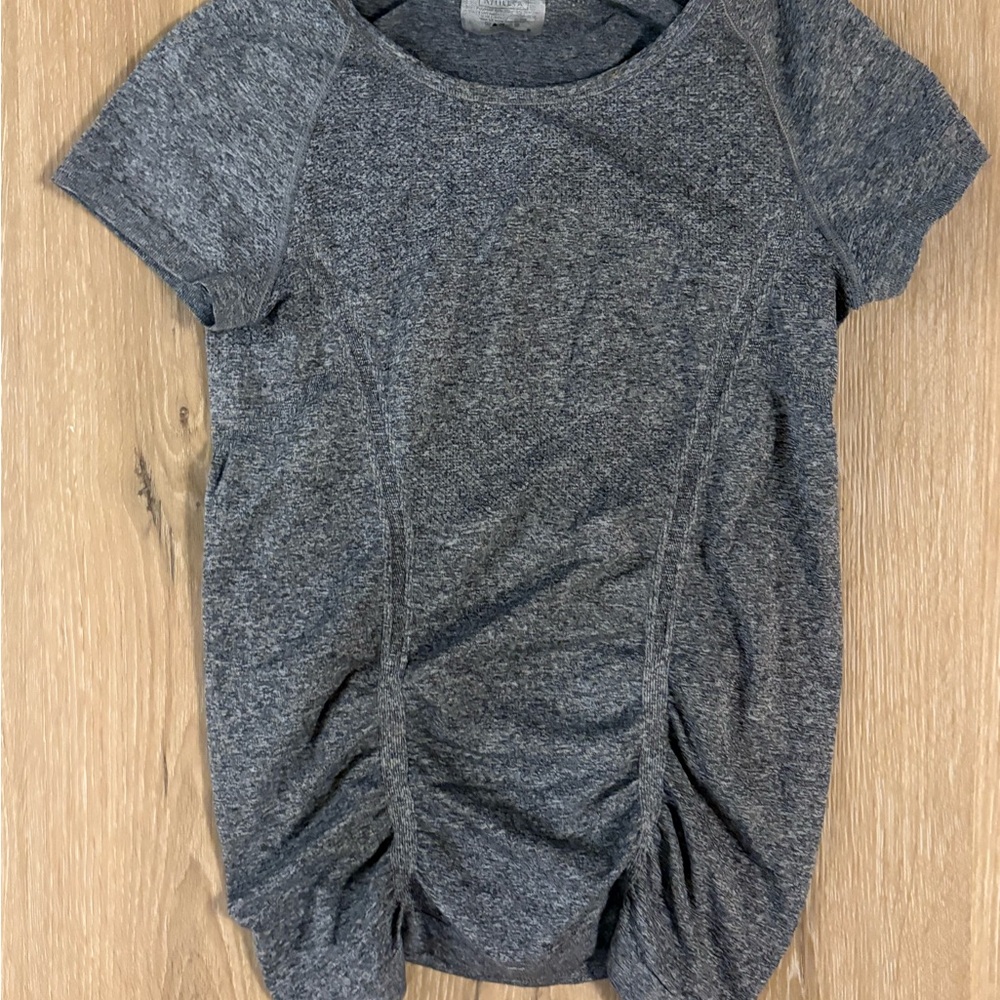 Athleta Gray Short Sleeve Women's Top